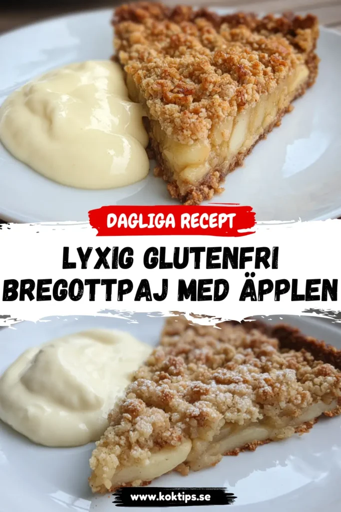 Lyxig Glutenfri Bregottpaj med äpplen