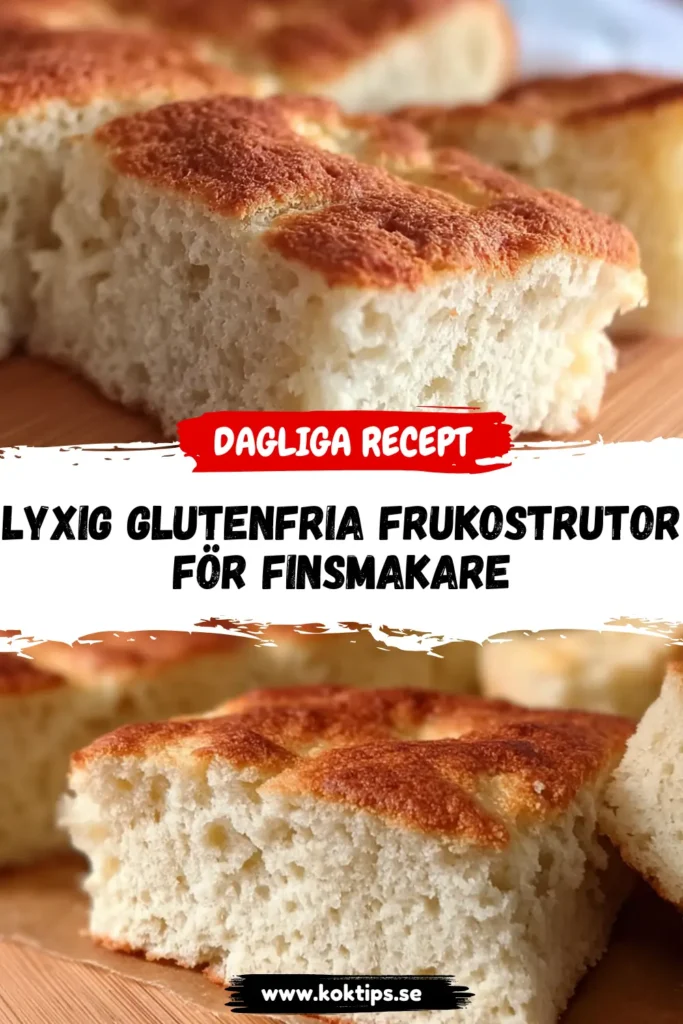 Lyxig Glutenfria frukostrutor för finsmakare