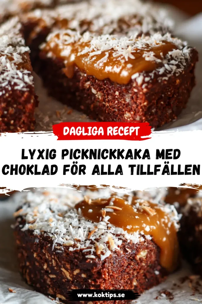 Lyxig Picknickkaka med choklad för alla tillfällen