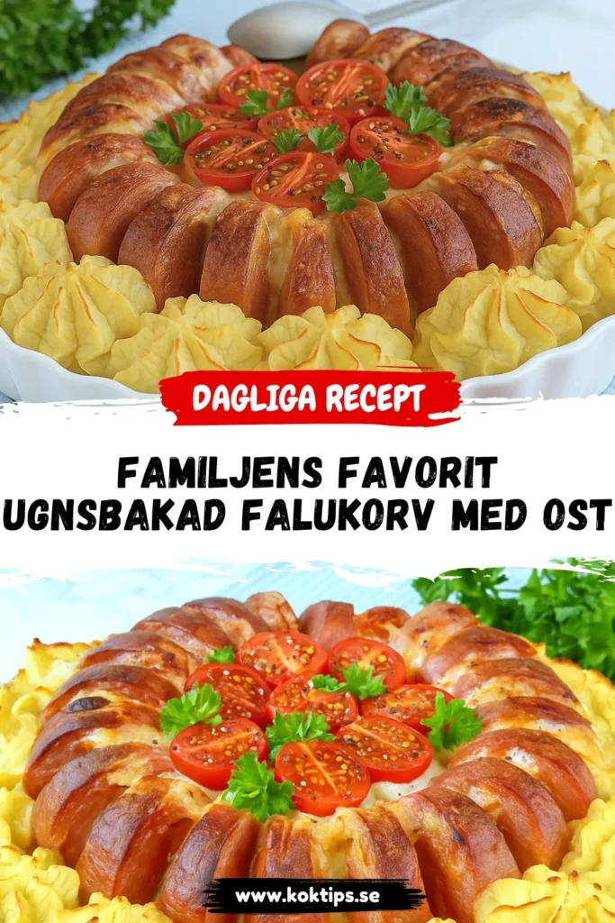 Familjens Favorit: Ugnsbakad Falukorv med Ost