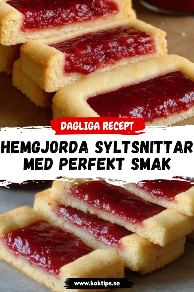 Hemgjorda Syltsnittar med Perfekt Smak