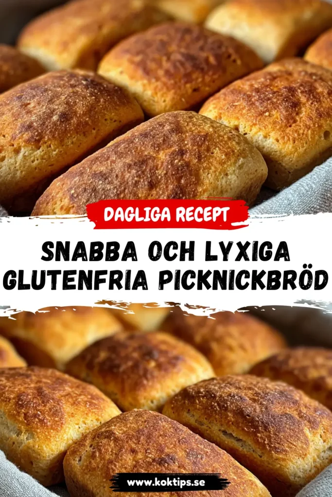 Snabba och lyxiga Glutenfria picknickbröd