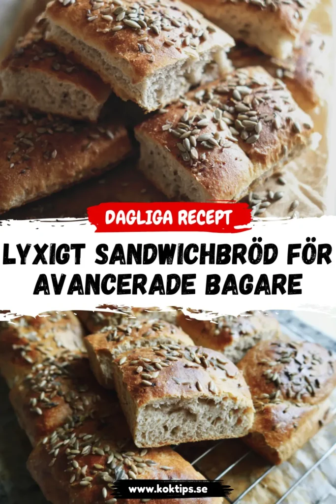 Lyxigt Sandwichbröd för Avancerade Bagare