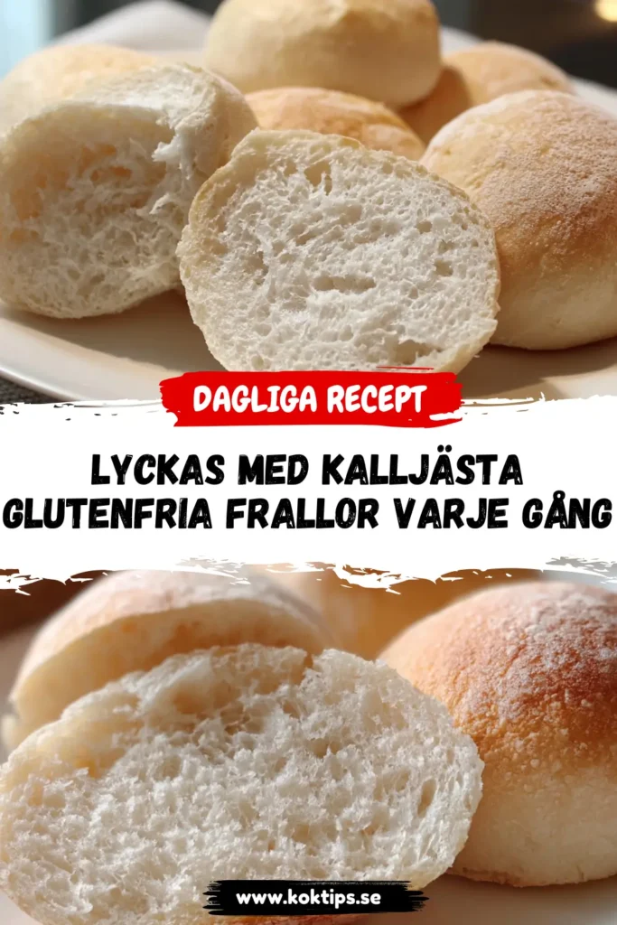 Lyckas med kalljästa glutenfria frallor varje gång