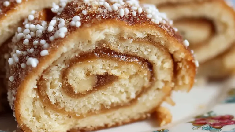 Snabb Rulltårta med kaneläpple på 20 minuter