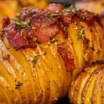 Lyxig Hasselbackspotatis med vitlök och peppar