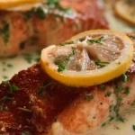 Lyxig Krispig lax i krämig parmesansås: Snabb succé!