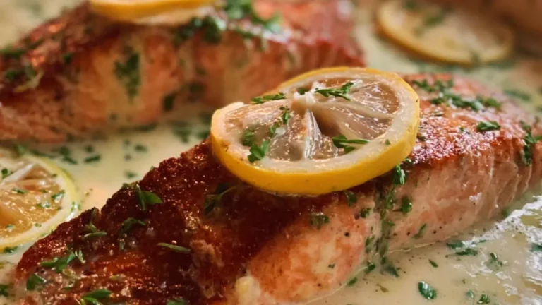 Lyxig Krispig lax i krämig parmesansås: Snabb succé!