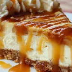 Oemotståndlig cheesecake med karamelliserade äpplen