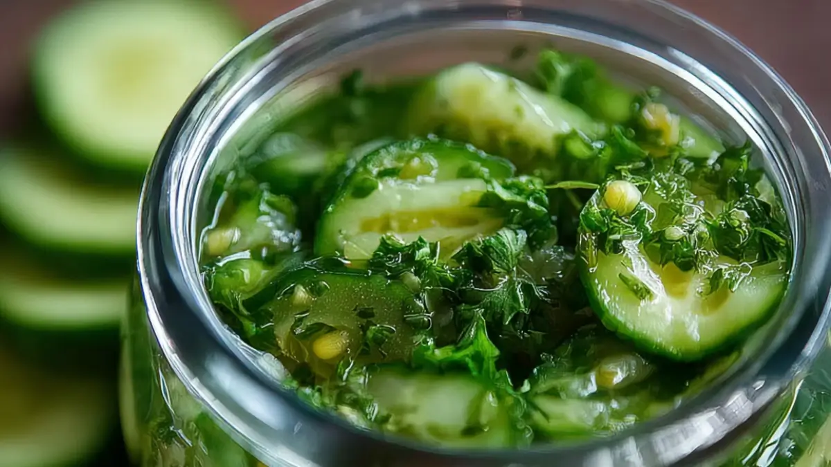 Smörgåsgurka: Recept på inlagd gurka