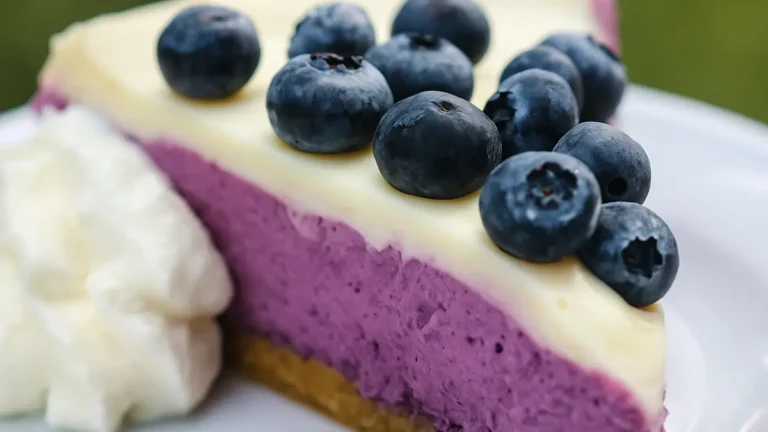 Felfri Blåbärscheesecake med Klassisk Botten