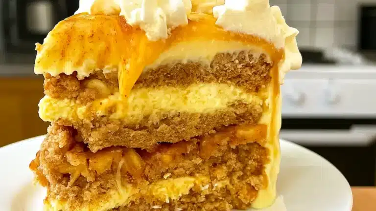 Äpple och kaneltårta: Lyxig dessertupplevelse