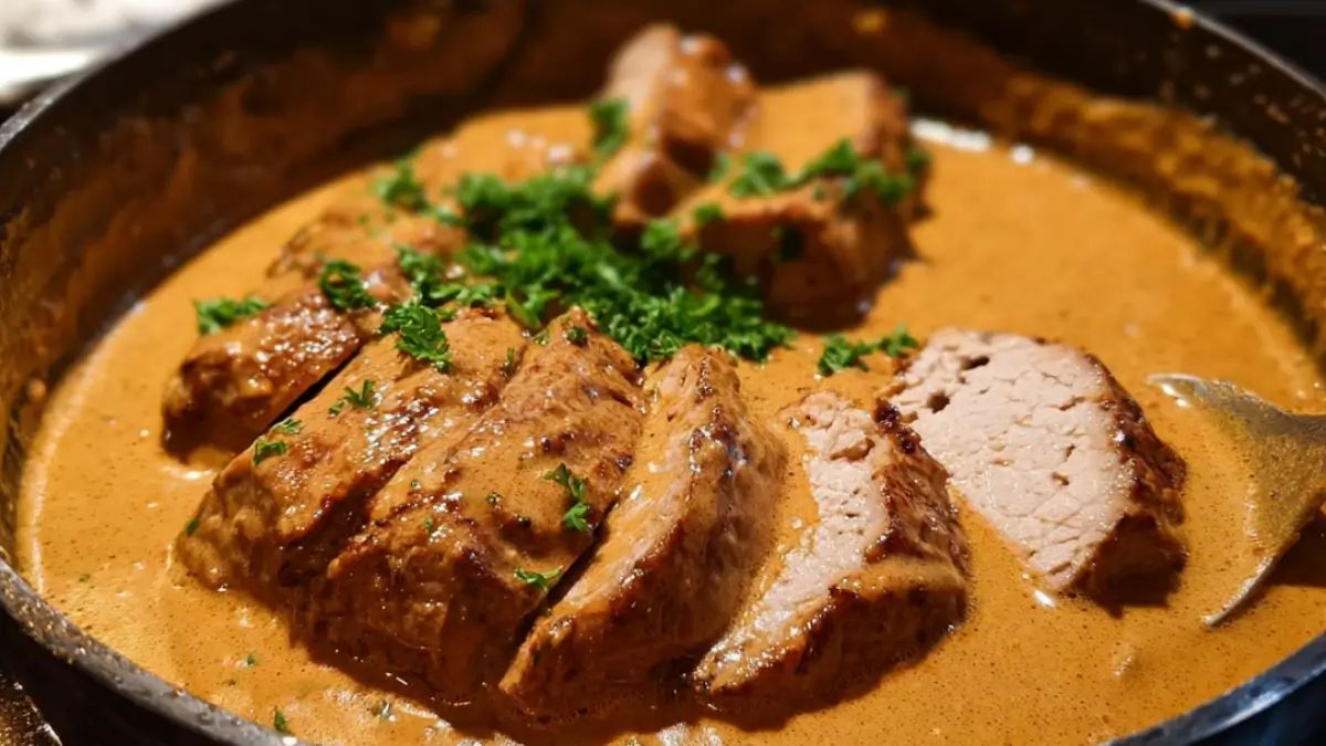 Älskad Fläskfilégryta med Öl och Japansk Soya