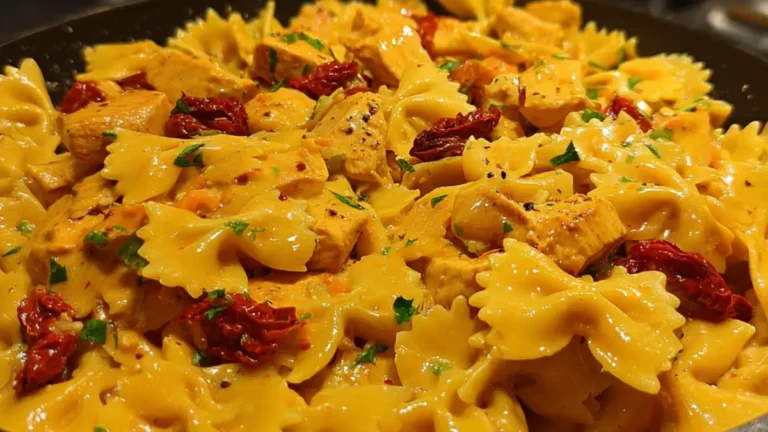 Lyxig Pasta med kyckling för hela familjen