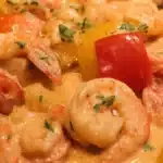 Laga Paneng röd curry med scampi och kokosmjölk