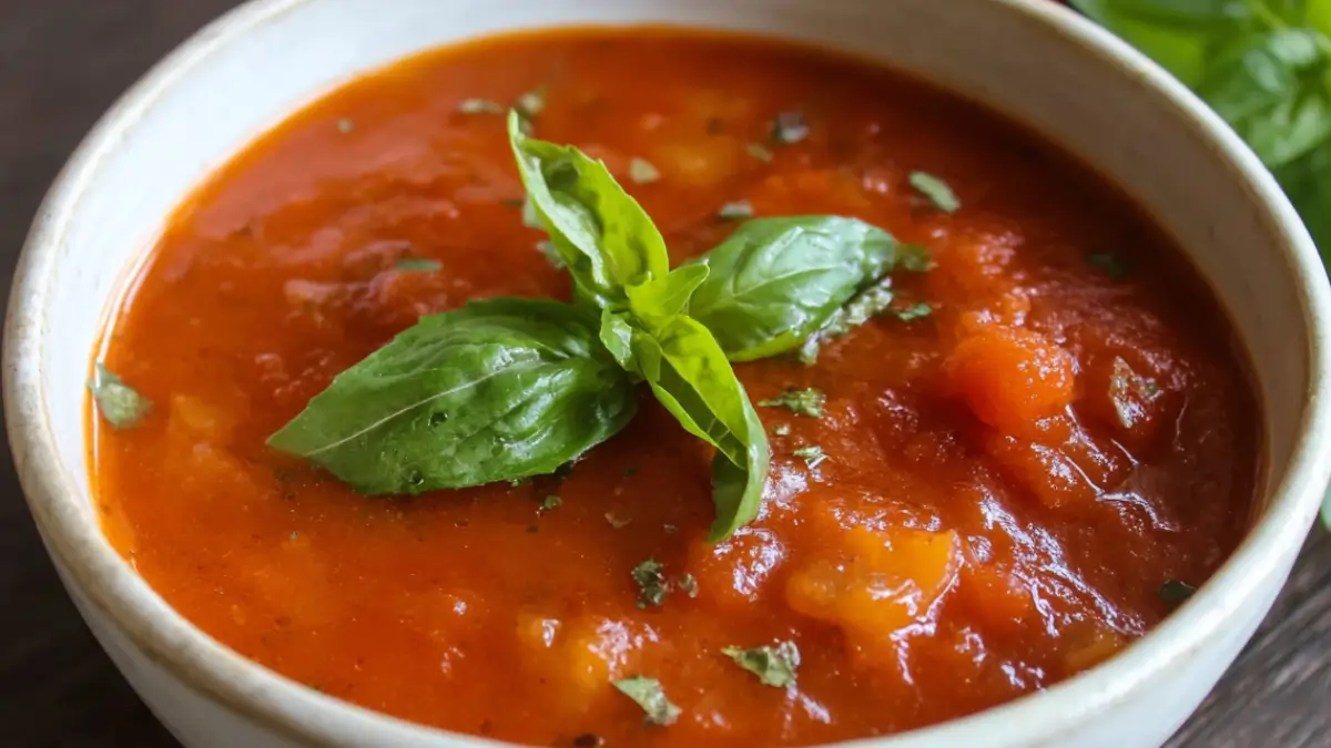 Så gör du hemkokt tomatsås på färska tomater