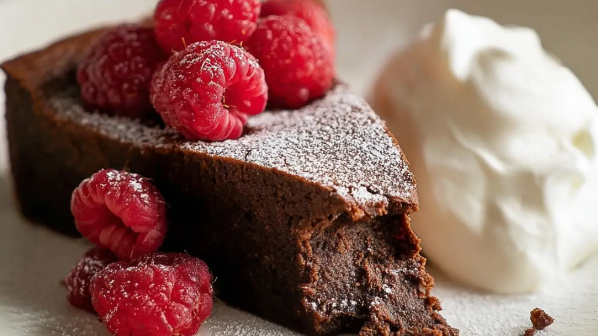 Kladdkaka på 2 ingredienser: Äkta chokladtreat