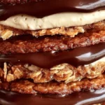 Älskade chokladdoppade havreflarn enkelt!