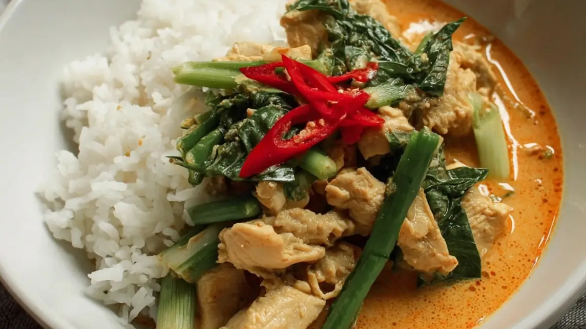 Perfekt Kyckling Röd Curry med Kokosmjölk
