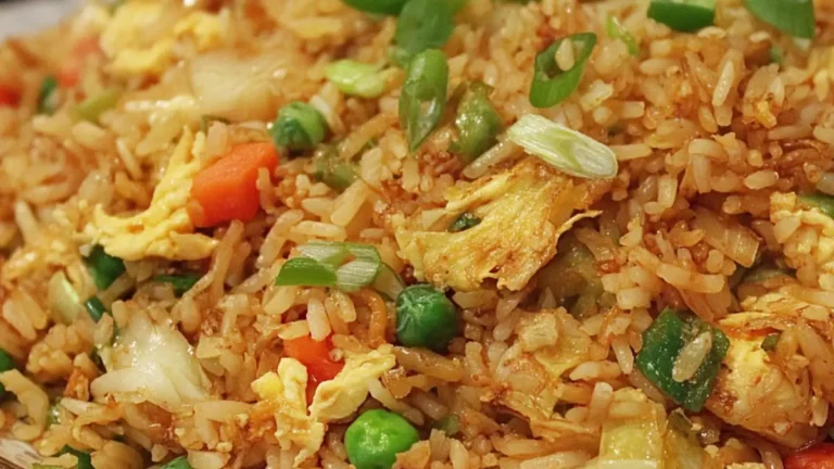 Äkta Kinesiska fried rice med djup smak