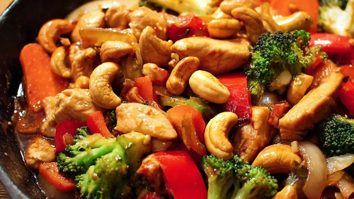 Lyxig Chicken cashew med broccoli & morot