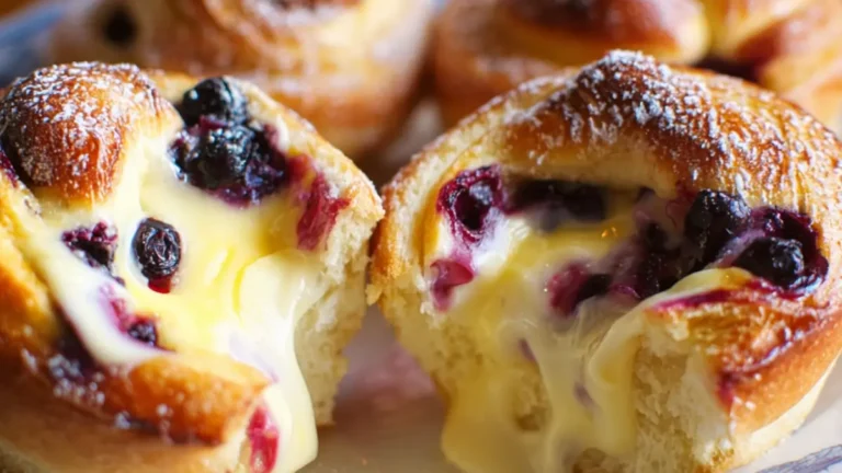 Älskade Blåbärsbullar med en touch av kardemumma