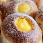 Enkla Sockerbullar med vaniljkräm att älska