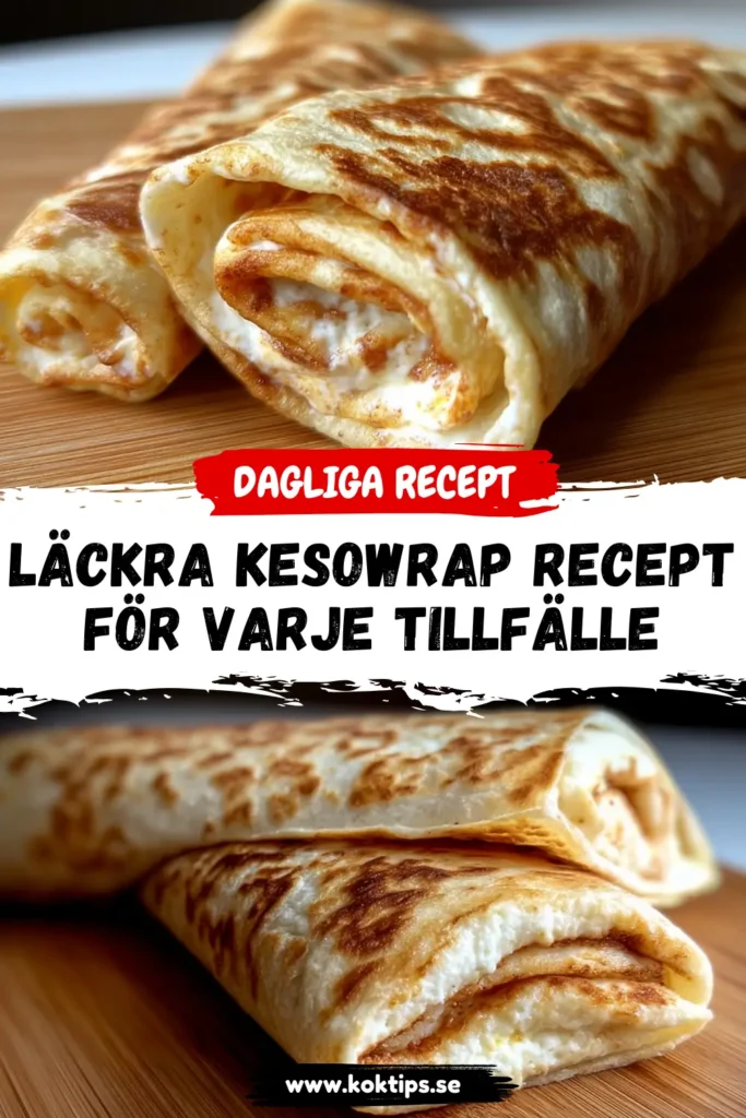 Läckra Kesowrap recept för varje tillfälle