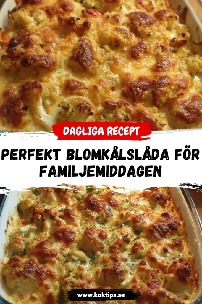 Perfekt Blomkålslåda för Familjemiddagen