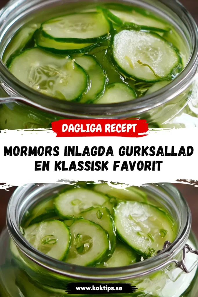 Mormors inlagda gurksallad: En klassisk favorit