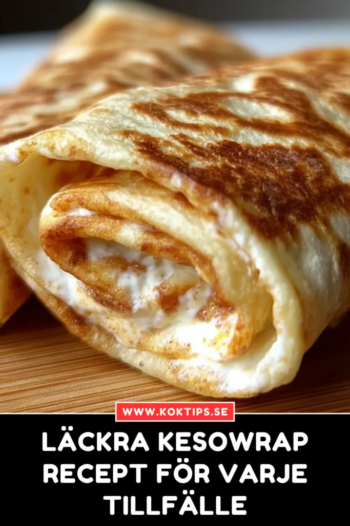 Läckra Kesowrap recept för varje tillfälle