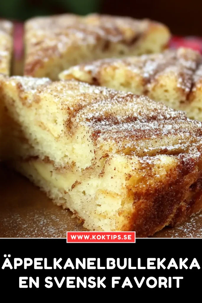 Baka Äppel-kanelbullekaka: En Svensk Favorit