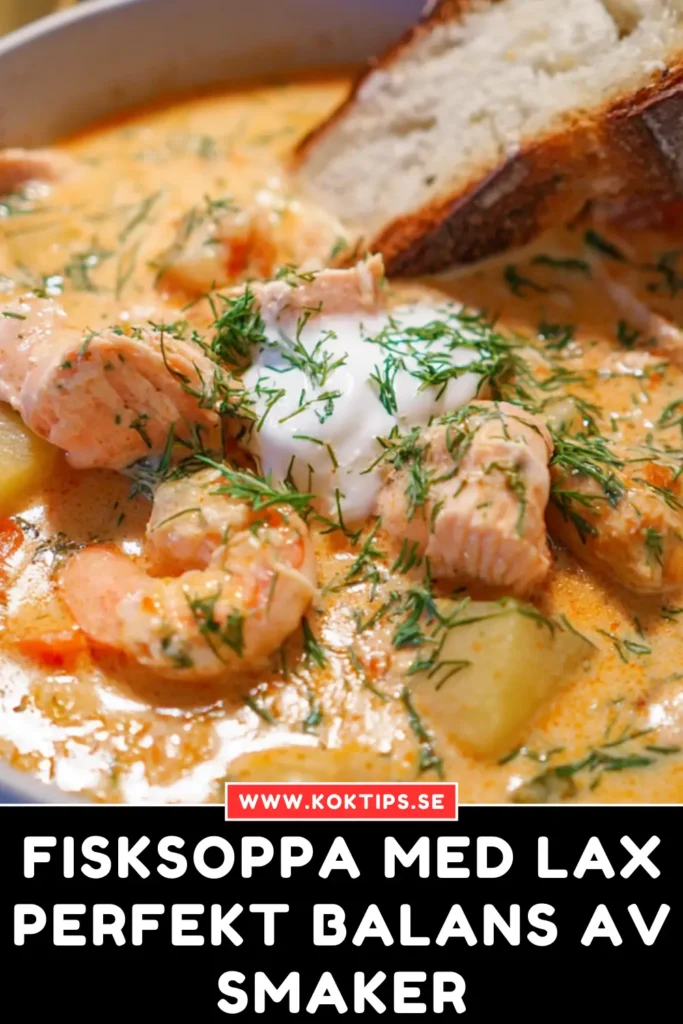 Fisksoppa med lax: Perfekt balans av smaker