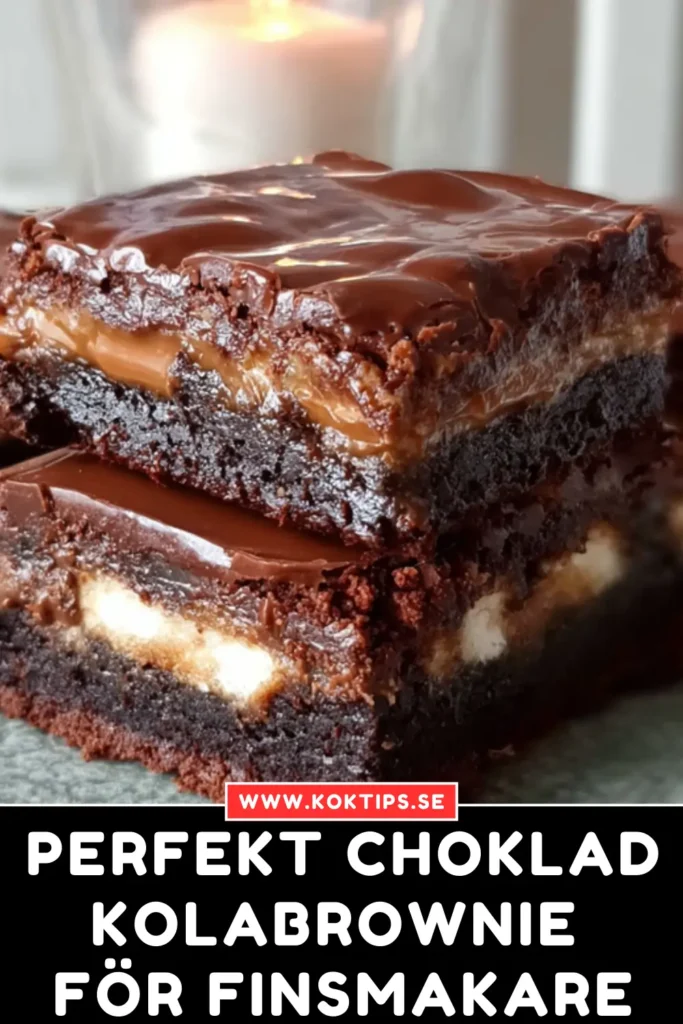 Perfekt Choklad &kolabrownie för finsmakare
