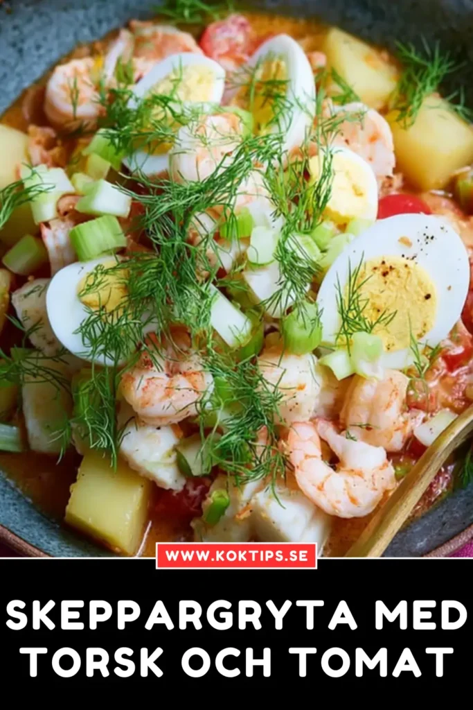 Skeppargryta med torsk och tomat