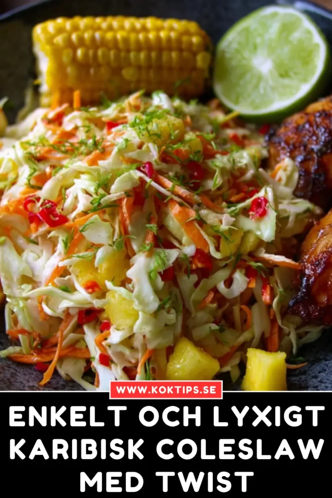 Enkelt och lyxigt: Karibisk coleslaw med twist