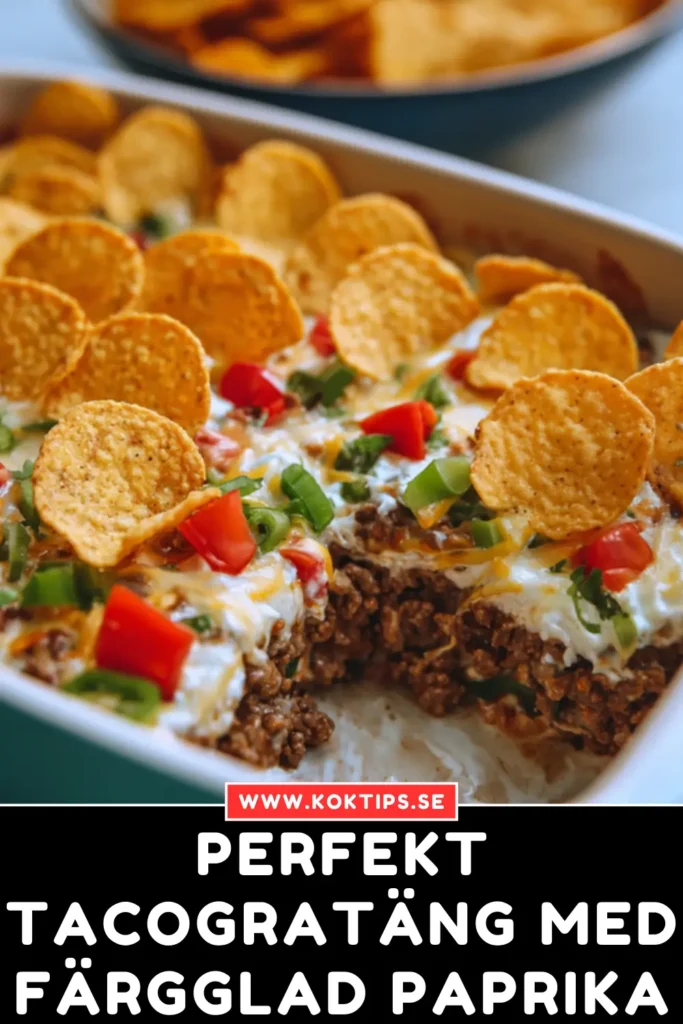Perfekt Tacogratäng med Färgglad Paprika