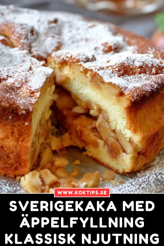 Sverigekaka med äppelfyllning: Klassisk njutning