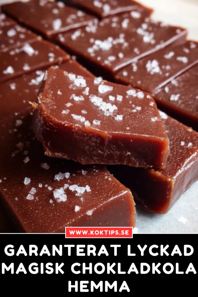 Garanterat lyckad Magisk chokladkola hemma