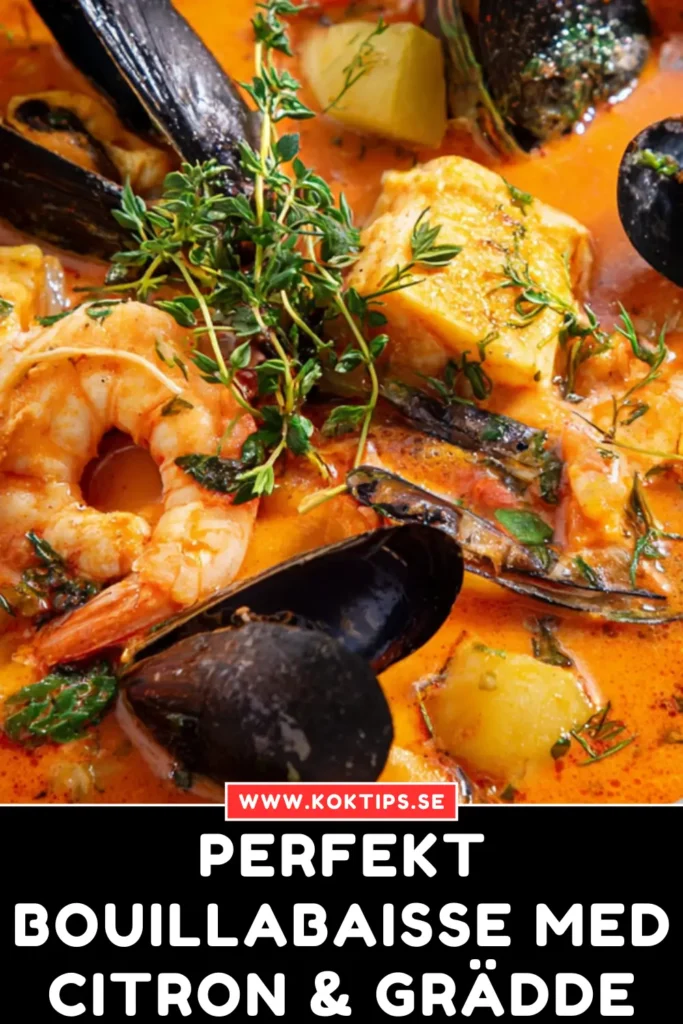 Perfekt Bouillabaisse med Citron & Grädde