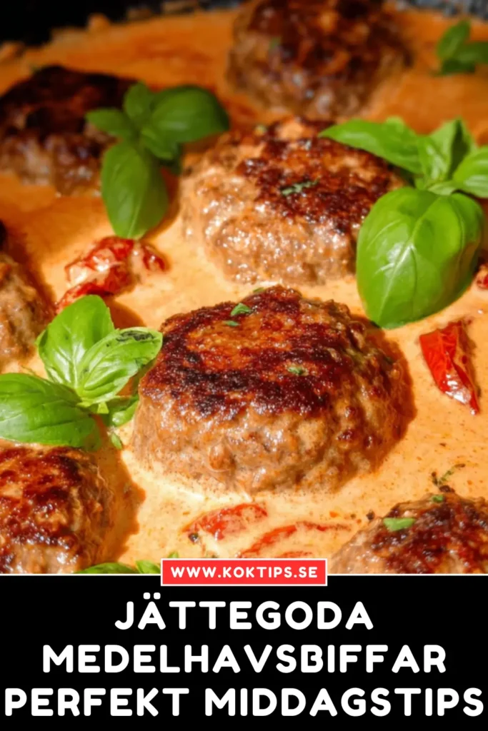 Jättegoda medelhavsbiffar: Perfekt middagstips