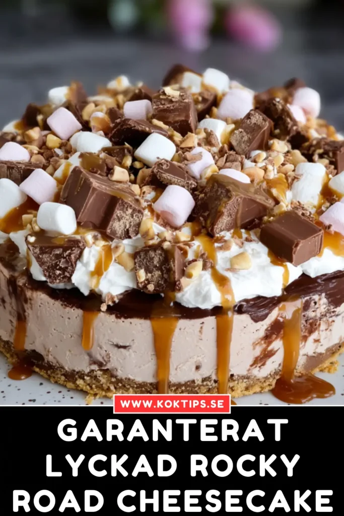 Garanterat lyckad Rocky road cheesecake