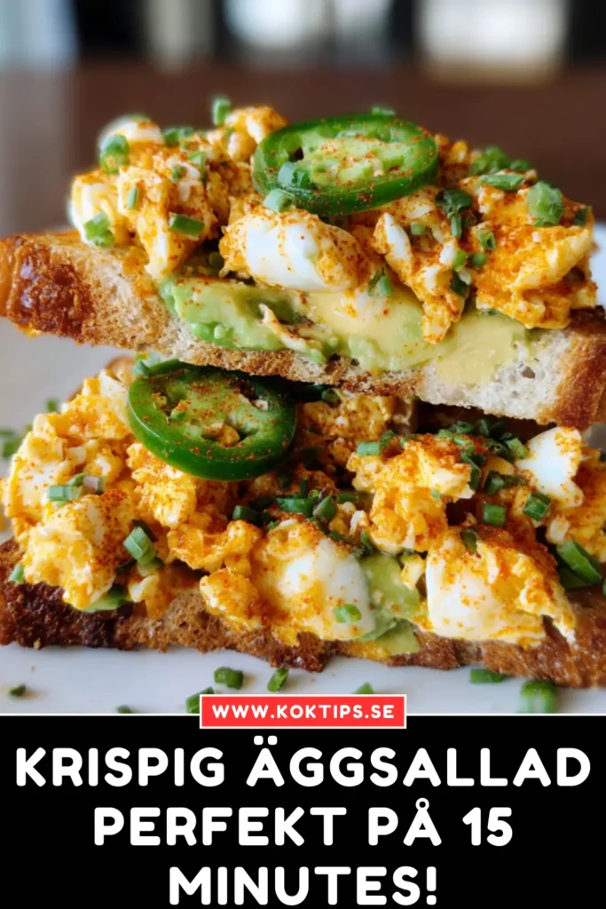 Krispig Äggsallad: Perfekt på 15 Minutes!