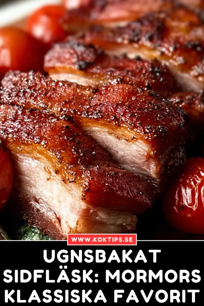 Ugnsbakat sidfläsk: Mormors Klassiska Favorit