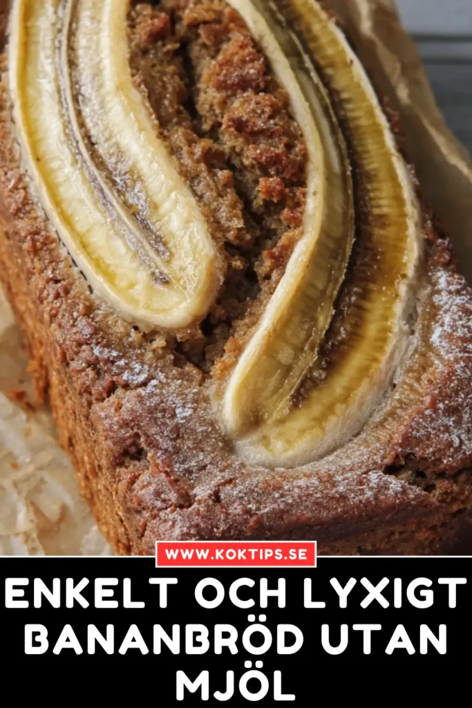 Enkelt och Lyxigt Bananbröd Utan Mjöl