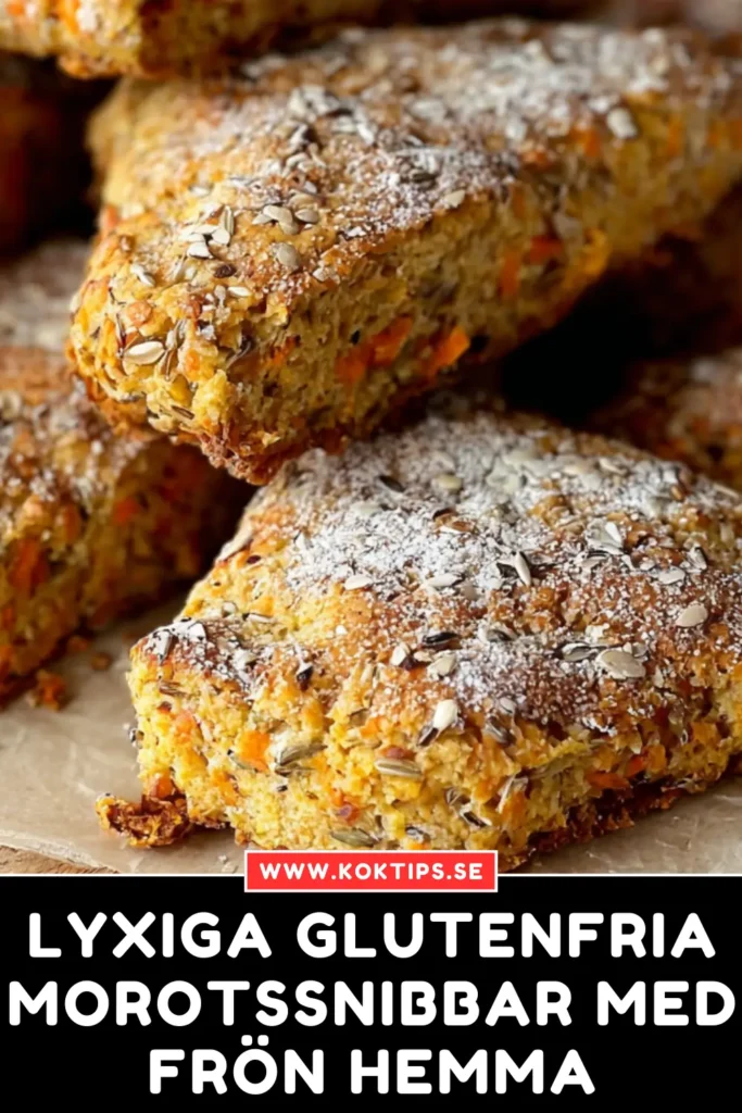 Lyxiga Glutenfria morotssnibbar med frön hemma