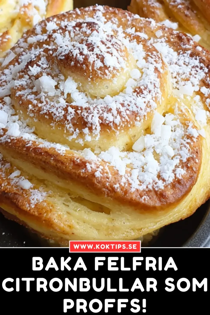 Baka Felfria Citronbullar som Proffs!