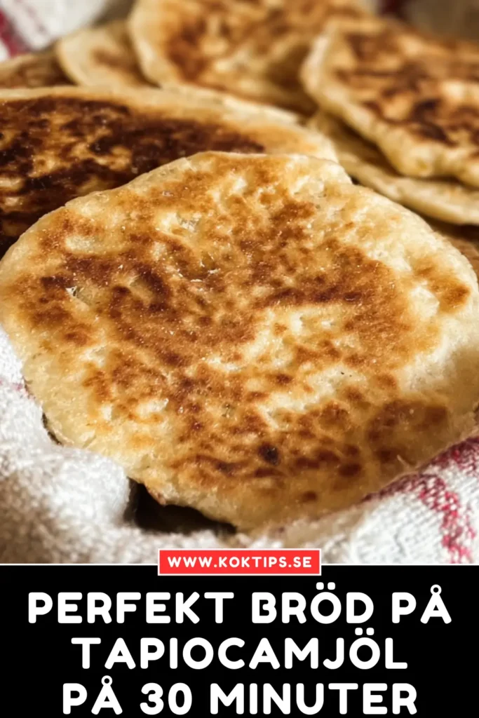 Perfekt Bröd på tapiocamjöl på 30 minuter