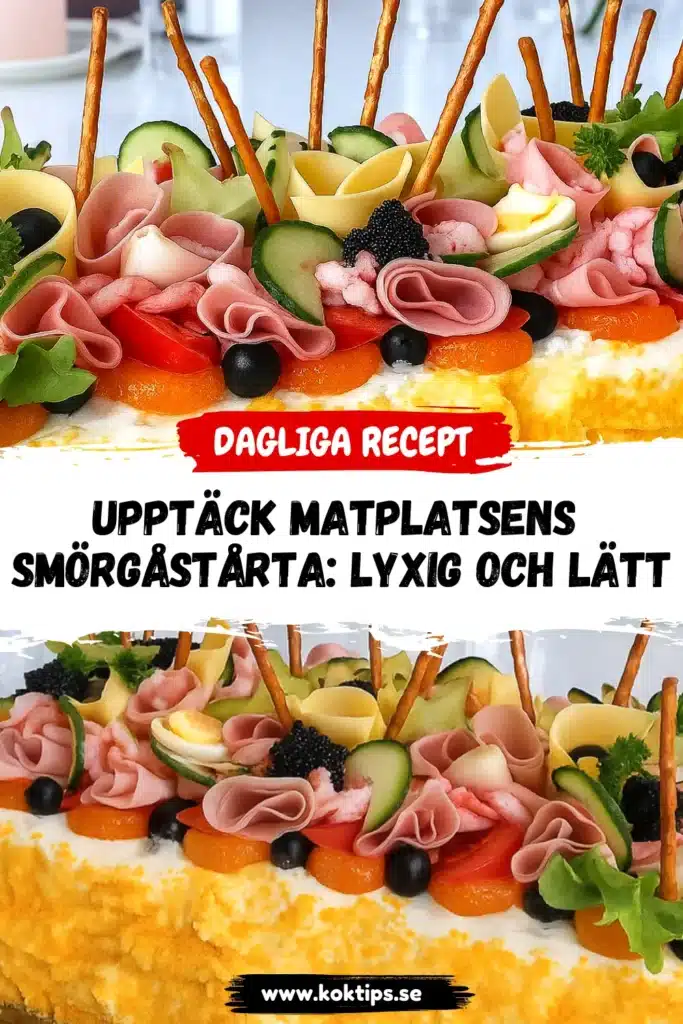 Upptäck Matplatsens smörgåstårta: lyxig och lätt