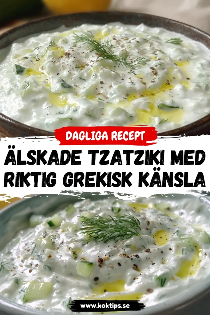 Älskade Tzatziki med Riktig Grekisk Känsla